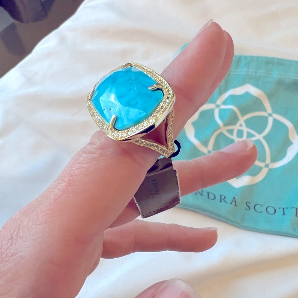 Kendra Scott Luxe Turquoise Ring - NWT
